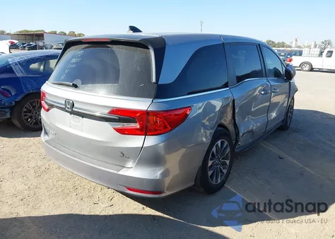 2022 Honda Odyssey Ex-L из США, поврежденный, VIN 5FNRL6H71NB052684